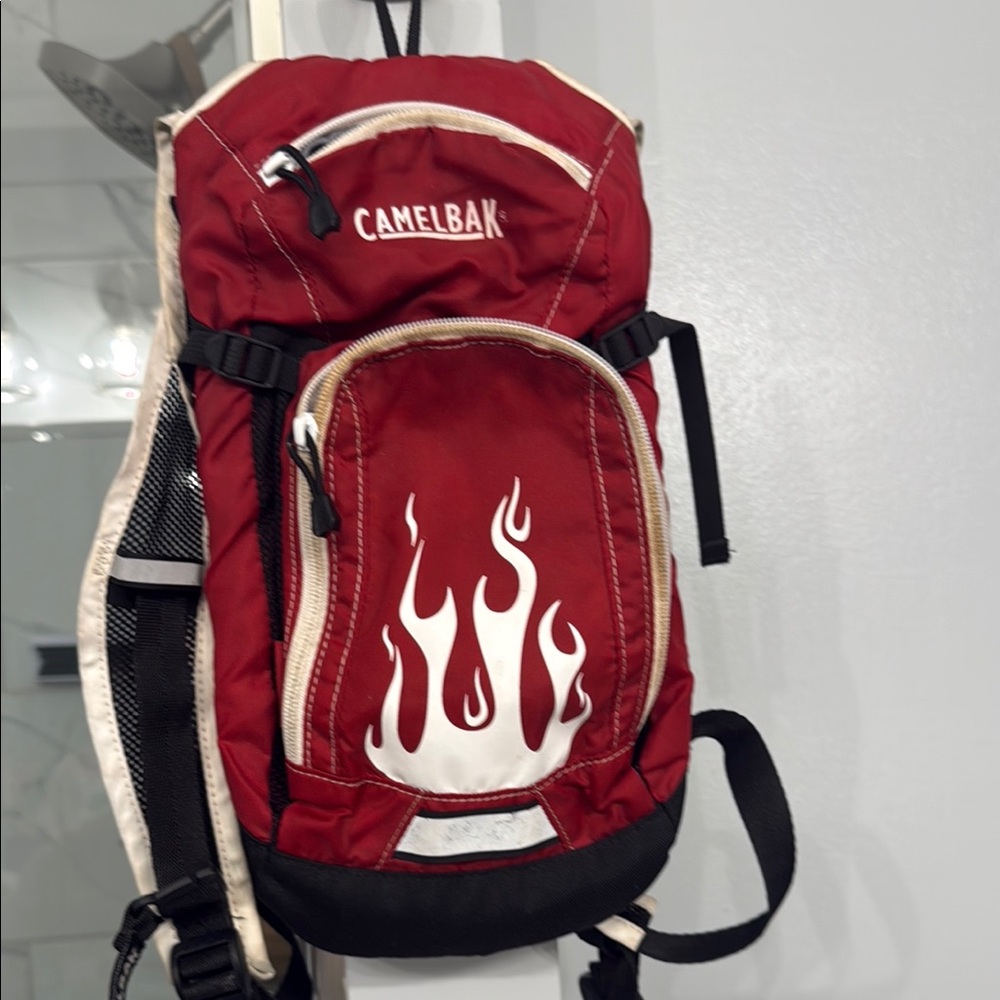 CamelBak children’s Red Backpack with Flame Design